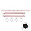 Pilates Yoga Bar Expandable Rose Workout Bar and 2PCS Pink