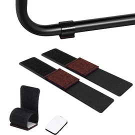 24 Pcs Sled Chair Leg Floor Protectors Felt Furniture Pads with Hook and Loop Fasteners Wrap-Around Felt Savers Non-Slip Tubular Chair Glides for Hardwood Floors No Scratches No Noise