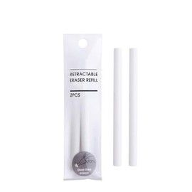 2 Pcs Retractable Pencil Eraser - Rubber Eraser with Retractable Design | Retractable Mechanical Eraser Pen | Pencil Eraser | Writing Back for Office School Supplies
