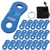 20 Pack Camp Chauses, Universal Fittings, Aluminum Rope Tensioner for