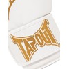 Tapout Torrey White/Gold Faux Leather Boxing Gloves (1 Pair) 12