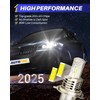 AUTOONE 9003 Bulb 6000K White with Cooling Fan, H4/HB2 Halogen
