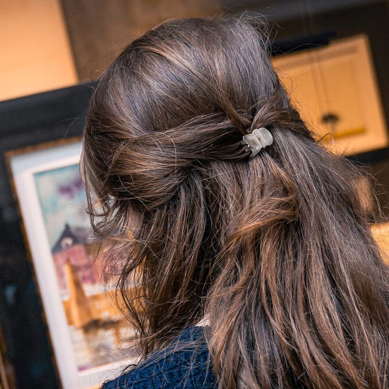 YOHAMA 36 PCS Clear Mini Hair Claw Clips Great for