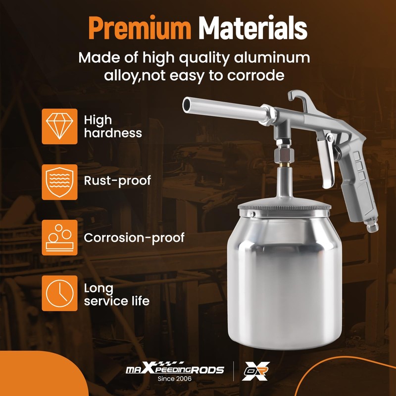 maXpeedingrods Sand Blaster, Portable Sandblaster Handheld Sandblasting Air Sand Blasting