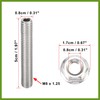 HOPESPANNER 16pcs Stainless Steel Exhaust Manifold Bolt Stud Hardware for