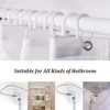 DDS-DUDES Waterfall Shower Curtain, Garden Spring Natural Scenery Forest Waterproof