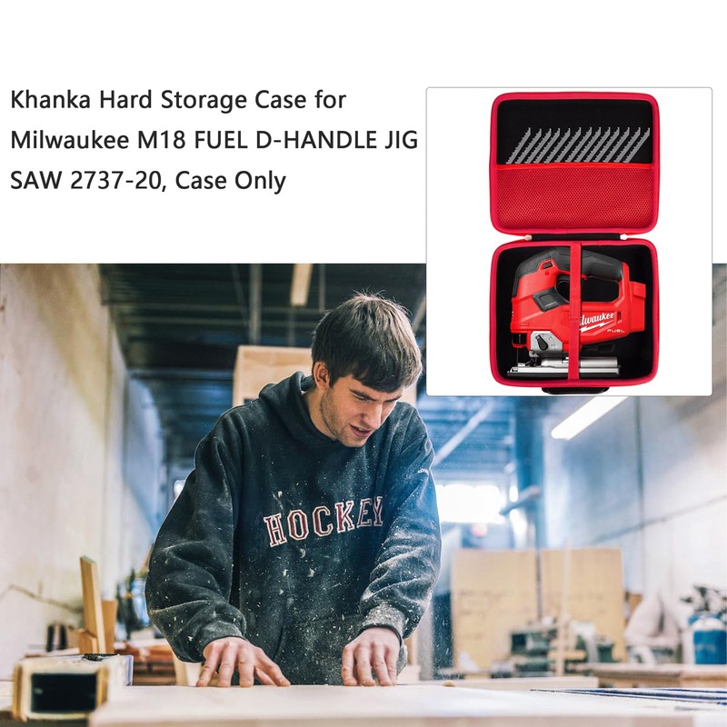 khanka Hard Storage Case Replacement for Milwaukee M18 FUEL D-HANDLE
