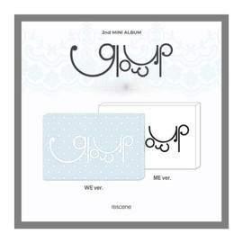 Generic RESCENE Glow Up 2nd Mini Album QR Version with Tracking Sealed (QR Set(WE+ME))