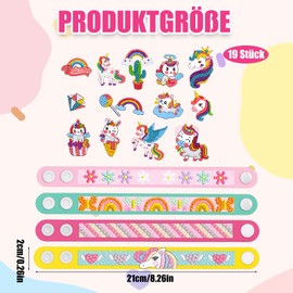 Diamond Painting Children from 4, 1 Set Pony and 4 Bracelets Craft Set, Creative DIY Gift for Girls 4-12 Years, Diamond Painting Craft Project