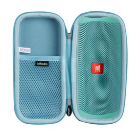 adada Hard Travel Case Fits JBL FLIP 5 / JBL FLIP 6 Waterproof Portable Bluetooth Speaker (Light Blue)