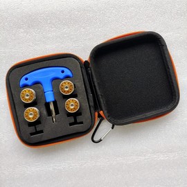 4pcs/Set Gold Golf Weights Wrench Tool Kit for Odyssey Stroke Lab, O-Works Putters 2x10g 2x15g