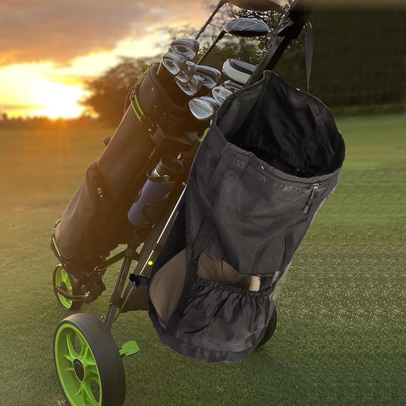 Golf Cart Storage Bag, Large Capacity Golf Cart Extension Storage