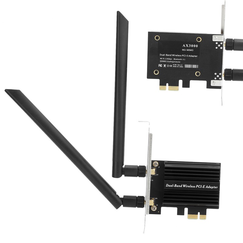 Network Card Desktop Dual Band Adapter with 8DB Antenna Extension