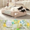 MIXJOY Dog Bed Medium Sized Dogs, Calming Dog Beds, Washable