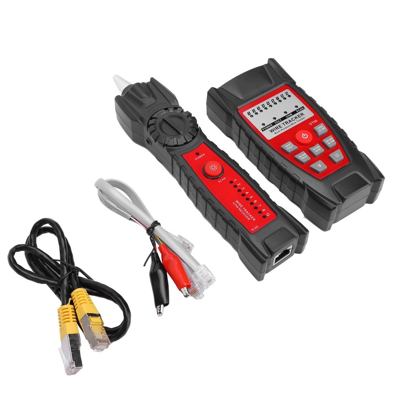 GT66 RJ11/RJ45 Multifunctional Cable Tester Line Finder Net Cable Detector