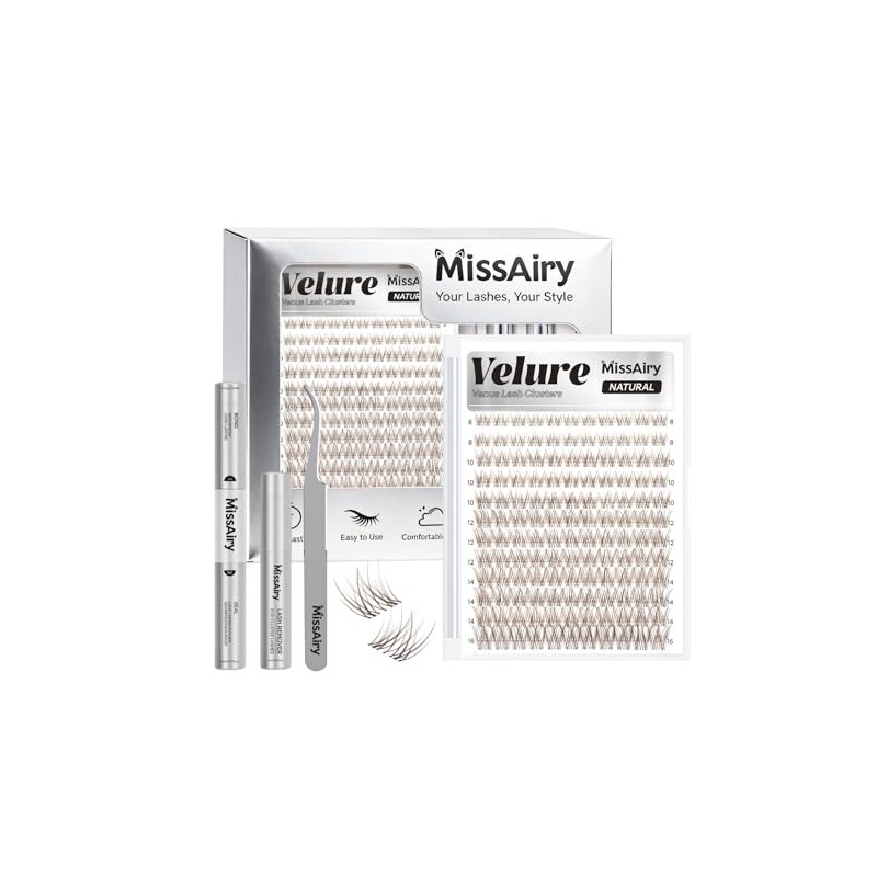 Velure Lash Clusters Kit Brown Lash Clusters Kit Dark Brown