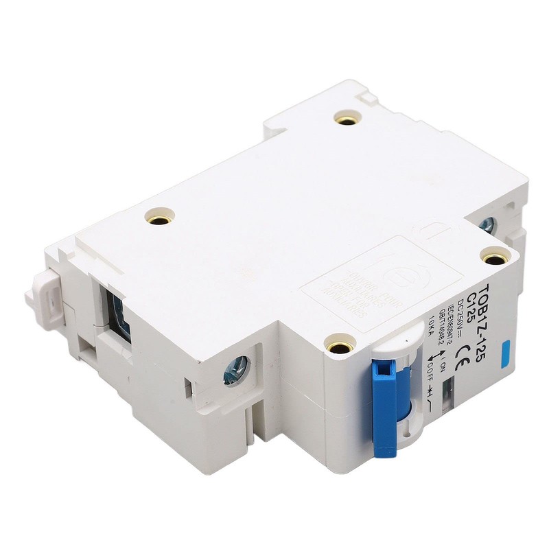 DC Circuit Breaker 1P 125A 250V DIN Rail Mounted Arc