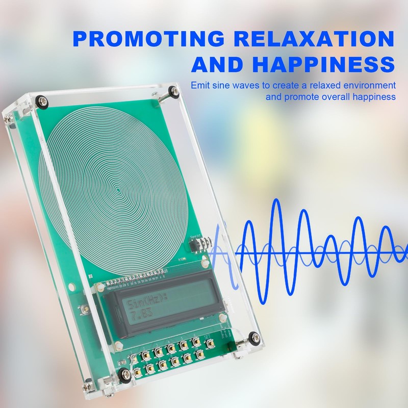 RdjEokf Portable 7.83 Hz Ultra Low Frequency Generator Round Schumann