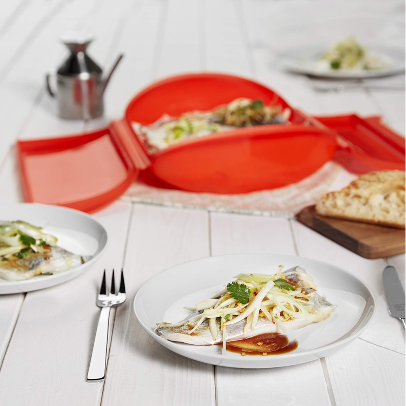 Lékué Steam Box Set for 3.4 People + Spanish Recipe