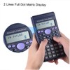 Scientific Calculator Counter 240 Functions 2 Line LCD Display Business