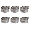 30Pcs Hose Clamps German Style Adjustable 304 Stainless Steel Fuel