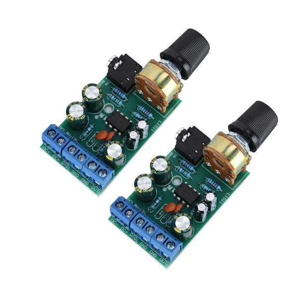 2pcs TDA2822M DC 1.8-12V 2.0 Channel Stereo Amplifier Mini AUX