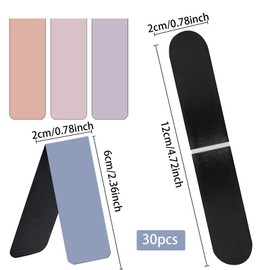 Magnetic Bookmarks, Pack of 30 Magnetic Bookmarks, Magnetic Bookmarks, Colourful for Students, Office, Reading, Stationery