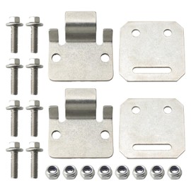 AUTOKAY 2 Sets Club Car Seat Hinge Set Fits for DS Golf Cart 1979-Up - 1012412, 1011652