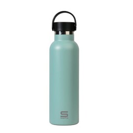 KINETICO SPAIN S.L.U. SAFTA EUCALIPTO Thermosflasche, Wasserflasche, Edelstahl, doppelt isoliert, 12 Stunden Heißgetränk und 24 Stunden Kaltgetränke, 7,3 x 25 cm, 600 ml, Eukalyptus, M, Casual
