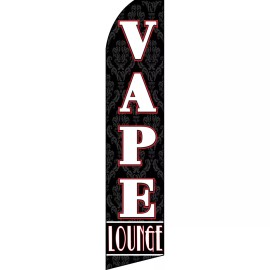 NeoPlex Vape Lounge  3 ft X 11 1/2 ft Swooper Flag (Hardware Sold Separately)