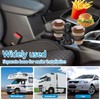 BEANPRECOY Car Cup Holder Expander, 360°Rotation Adjustable Base Car Cup