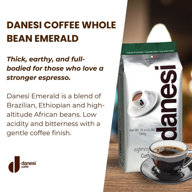 Danesi Caffe Italian Whole Coffee Beans - Espresso Coffee Beans