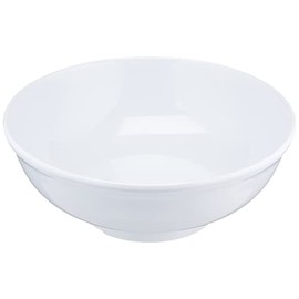 Nagao Tsubamesanjo CS-16W Unbreakable White Tableware, Ramenburi, 7.7 inches (19.5 cm), Made in Japan
