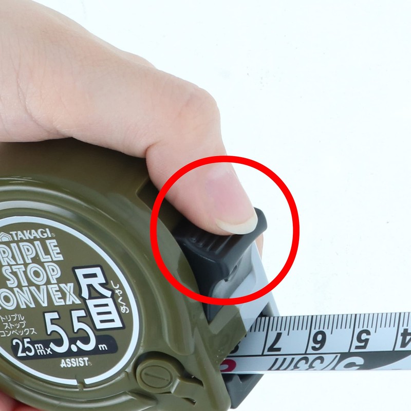 Takagi Takagi Triple Stop Convex Measure 1.0 inches (25 mm)