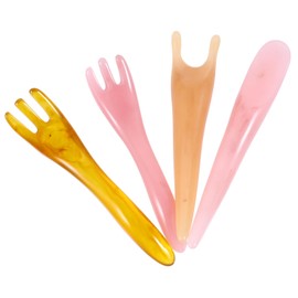 OHPHCALL Resin Beeswax Facial Massager Neck Scalp Scraper Care Tool Massage Kit