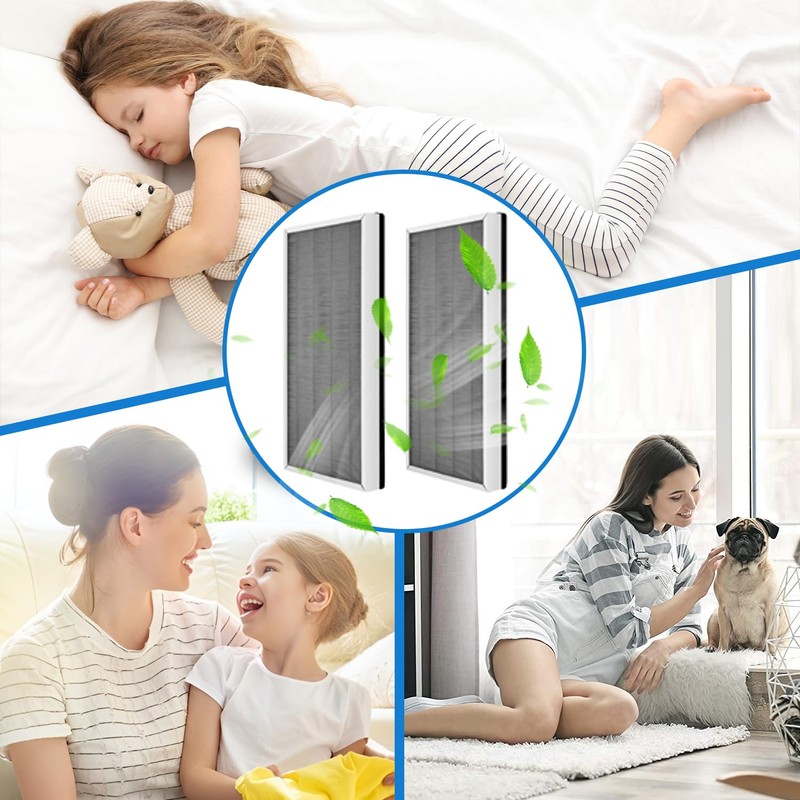 JISIZKY JF888 Replacement Air Filter Compatible With Jafända Air Purifiers