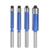 YUENTOEN 4 Pieces Flush Trim Router Bits Set, 1/4 Inch