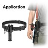 SEIWEI Fishing Rod Pole Holder Belt, Adjustable Waist Wading Belt,