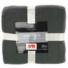 Euromat Polar Fleece Blanket, Cuddly Blanket, Sofa Blanket with Stitched