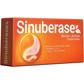 Sinuberase Probiticos Bacillus Coagulans 1 milln UFC 48 comprimidos. Alivia los Sntomas de la Colitis Desde la Raz Dolor, Inflamacin, Distensin....   