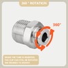Bwintech 3 Pieces 8mm Hose OD x 3/8 BSP Male