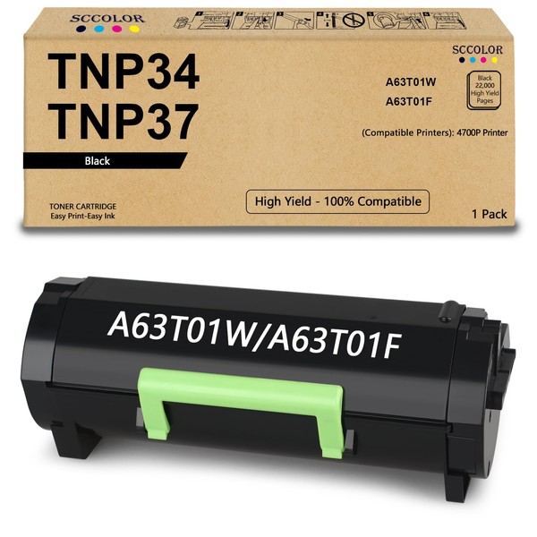 SCCOLOR TNP 34 TNP 37 Toner Cartridge Replacement for Konica
