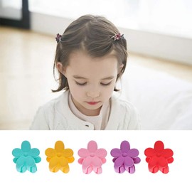 inSowni 120 Pack Plastic Flower Mini Hair Claw Clips Small Bang Barrettes Pins for Baby Girls Toddlers Kids Teens