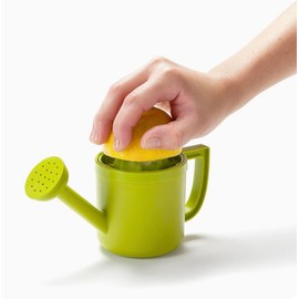 Homoji Manual Creative Lemon Juicer with Watering Can Design Easy Squeeze Lemon Lime Orange Press Durable Kitchen Tool with Pour Spout Simple to Clean in Lime Green 2.8oz with 50ml