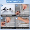 Saillong 2 Set Universal Toilet Tank Replacement Kit, Include Toilet