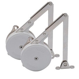 2PCS Soft Close Cabinet Hinge, Lid Support Hinge, Slow Close Toy Box Hinge, Lid Support for Upward Top-Opening Flap Doors, Hydraulic Dampening Hinge