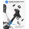 Grefay Soporte Universal para teléfono móvil de Motocicleta para Smartphone