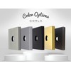 Corla Modern 3.5” Square Shower Arm Flange | Universal Extra