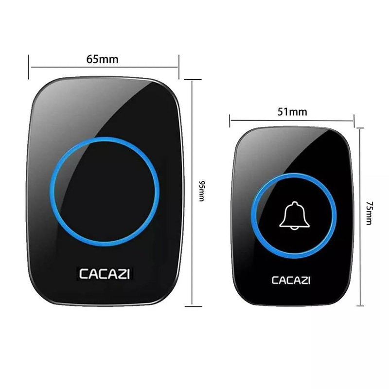 New Wireless Doorbell, Easy Installation, Waterproof, Adjustable Volume, 58 Chimes,