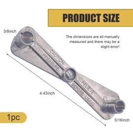 Anyhut 1 PC 4-in-1 Fuel Line Disconnect Tool Set, 4.72" Fuel Filter Removal Tool with Quick Coupler, Fuel Line and Air Conditioning Disconnect Tool, Universal for Most Vehicles (Silver)